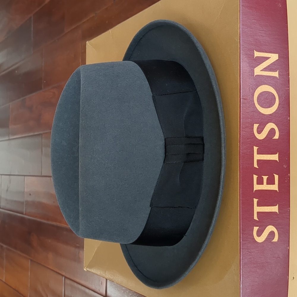 Royal Stetson Vintage Men's Gray Felt S7 Fedora - Picture 2 of 16